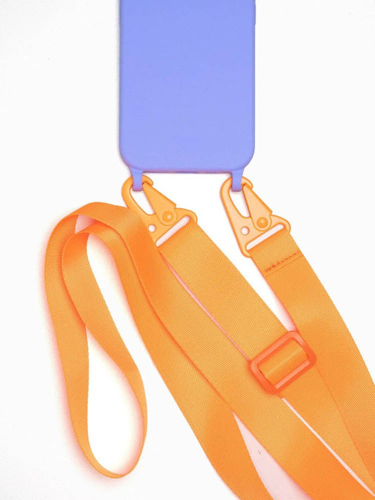 Handyband mit Karabiner Neon Orange - Susanno handyband - universal - orange - handy - umhaenge - band